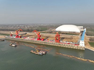 五河縣城南綜合碼頭即將交工驗收，安防設備全面護航運行安全